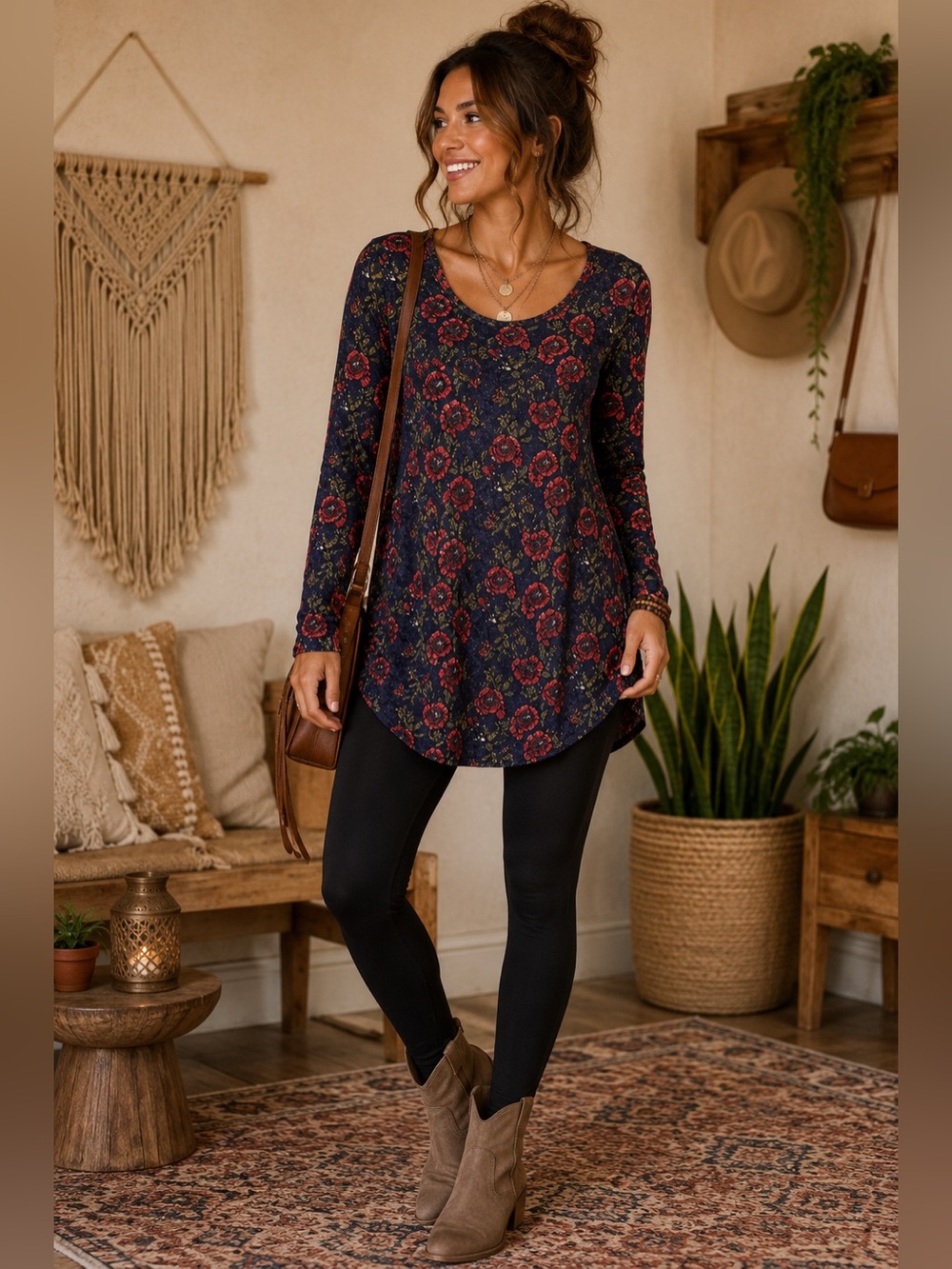 🔥 Lularoe Rose Tunic Top